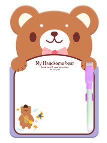Erasable Tablet- Bear