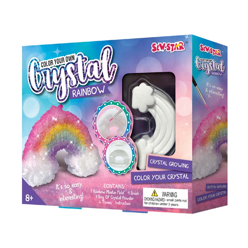 Color your own Crystal-Rainbow