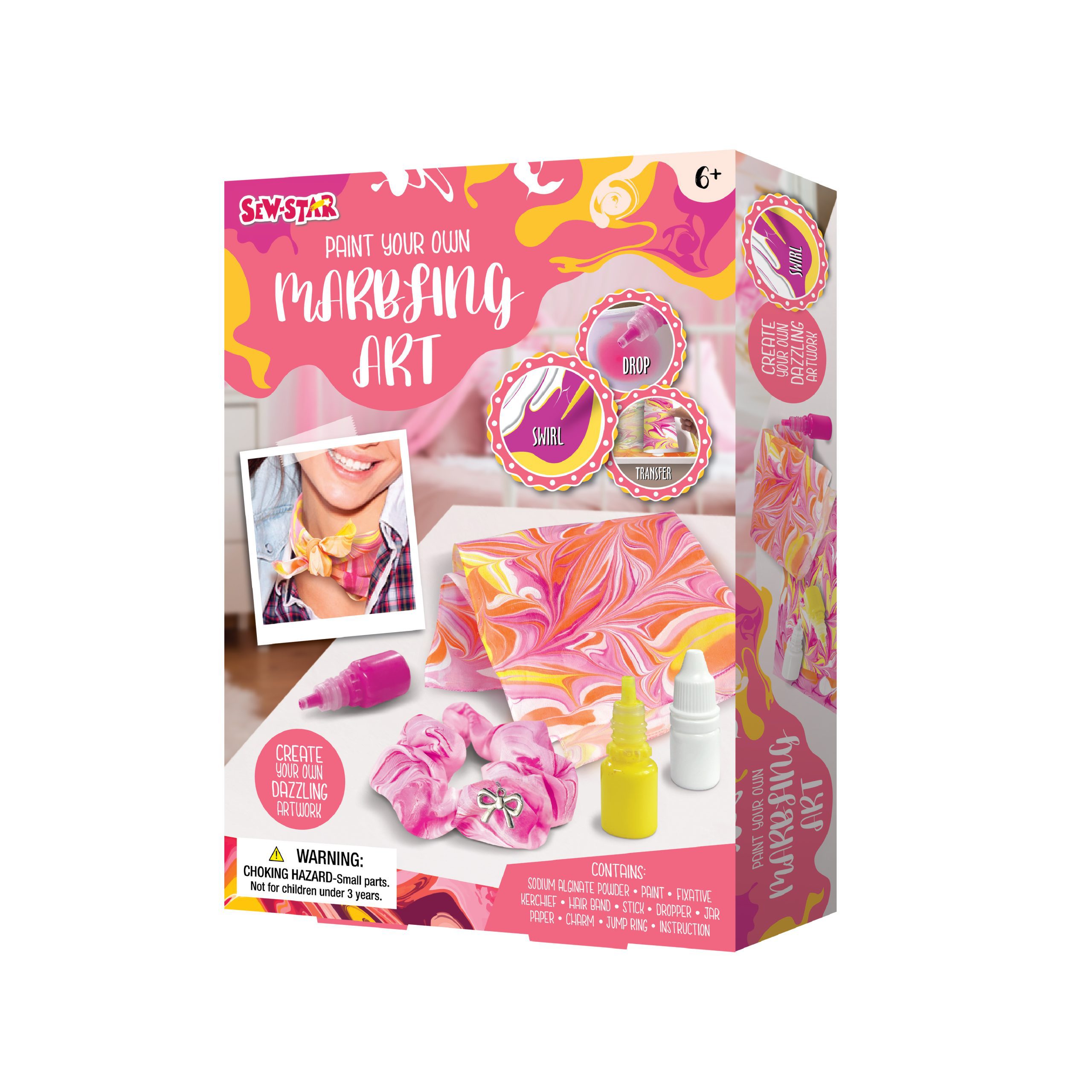 Marbling Handkercheif- DIY